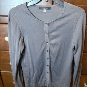 August Silk Women's Charcoal Cardigan